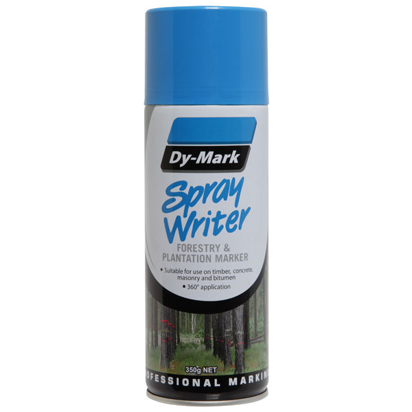 DY-MARK SPRAY WRITER FLURO BLUE 350G AEROSOL 